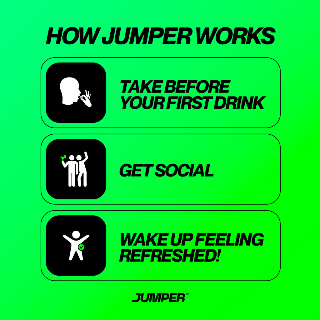 JUMPER – Pre-Drink Supplement for Social Occasions