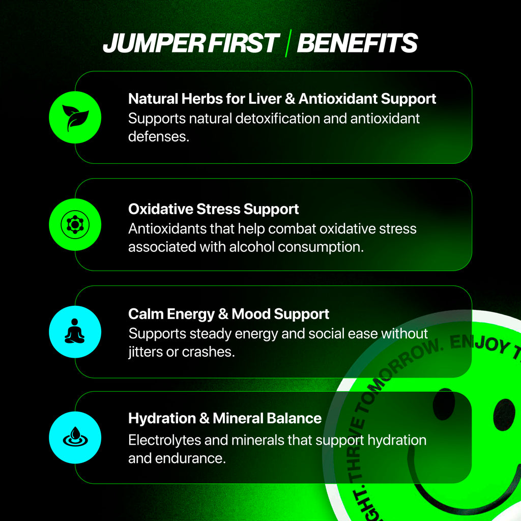 JUMPER – Pre-Drink Supplement for Social Occasions