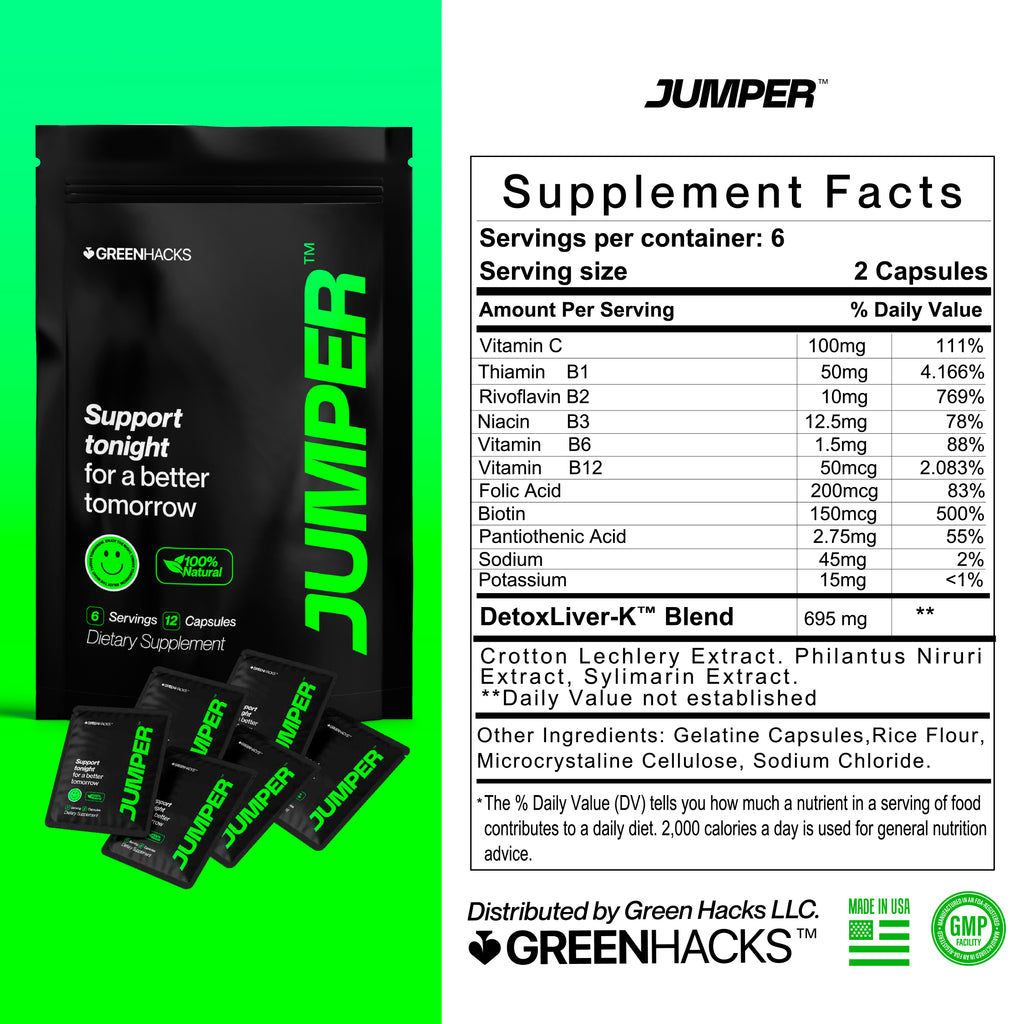 JUMPER – Pre-Drink Supplement for Social Occasions